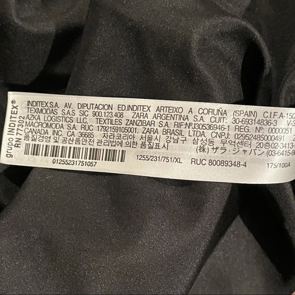 Zara Faux Fur Belted Side Slit Trench NWOT XL - Picture 13 of 16